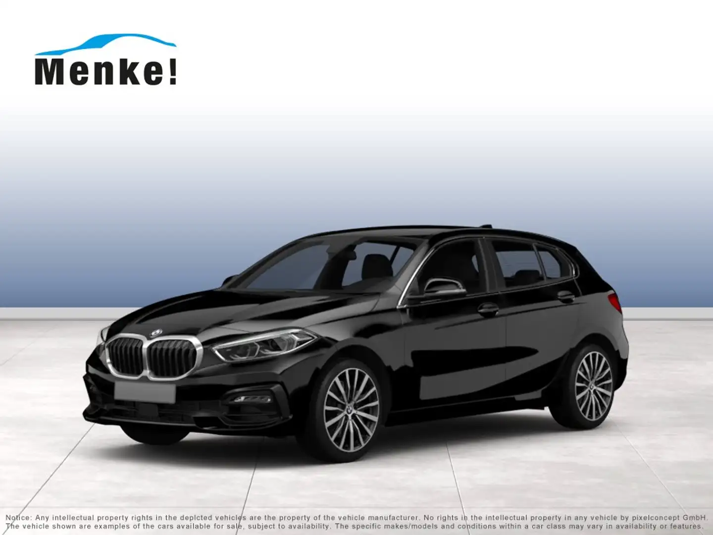 BMW 118 i Sport Line DAB LED Tempomat Klima Shz PDC Negro - 1