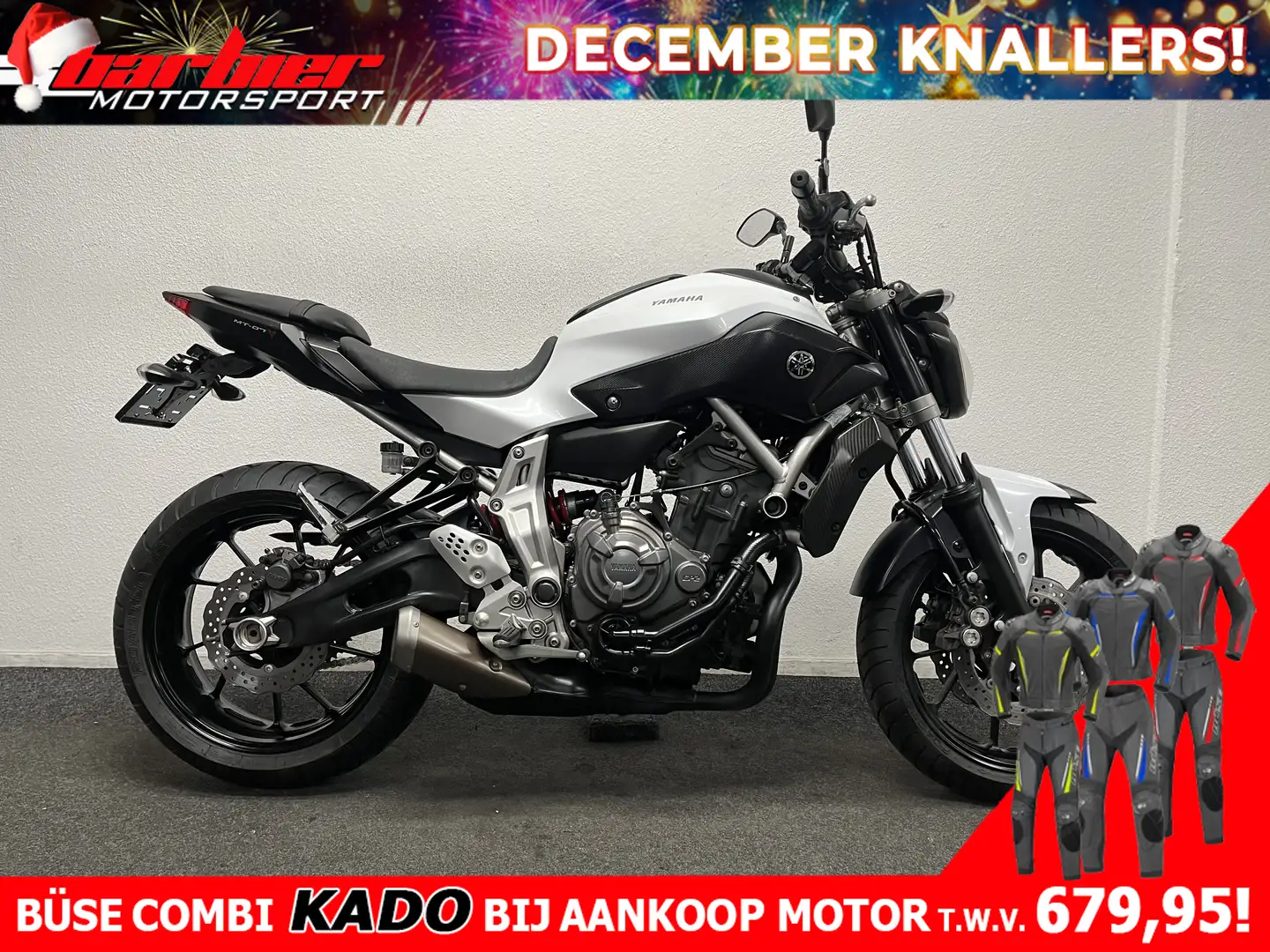 Yamaha MT-07 Wit - 1