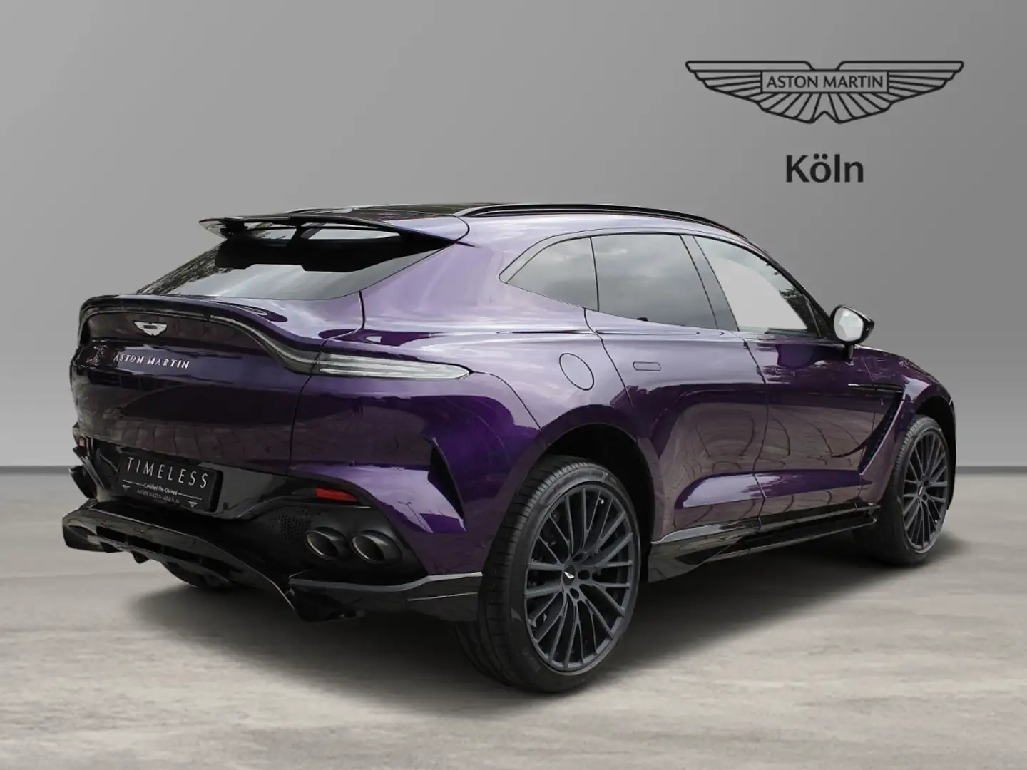 Aston Martin DBX 707 Storm Purple Onyx Black Sonderleasing Violet - 2
