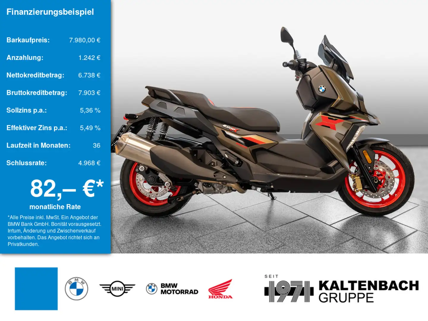 BMW C 400 X KOMFORT-P. GRIFFHEIZUNG SHZ Rugged Maro - 1
