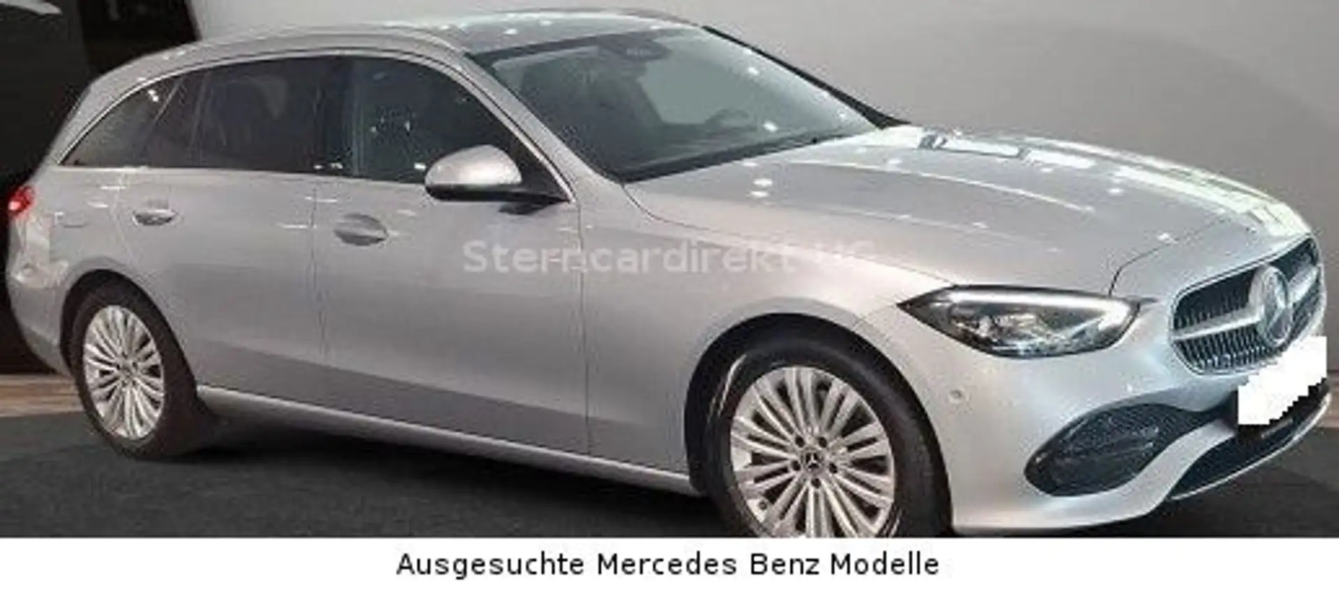 Mercedes-Benz C 220 d T Avantgarde MBUX RFK LED AHK SPUR Silber - 1