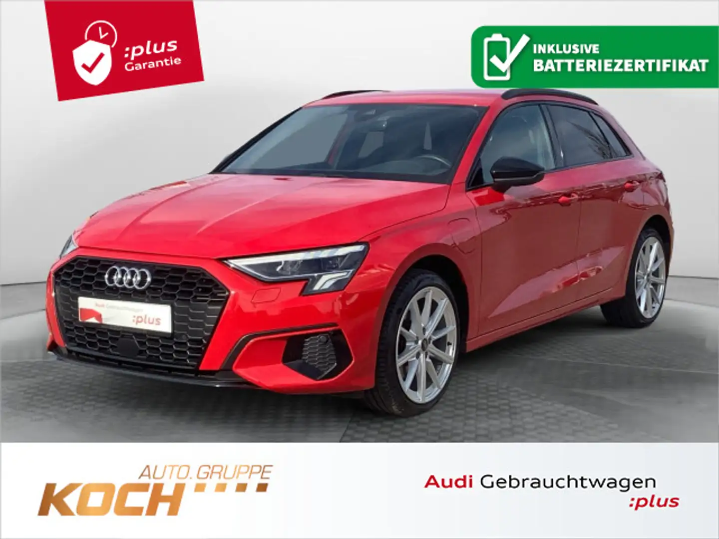 Audi A3 40 TFSI S-Tronic S-Line advanced, L Piros - 1