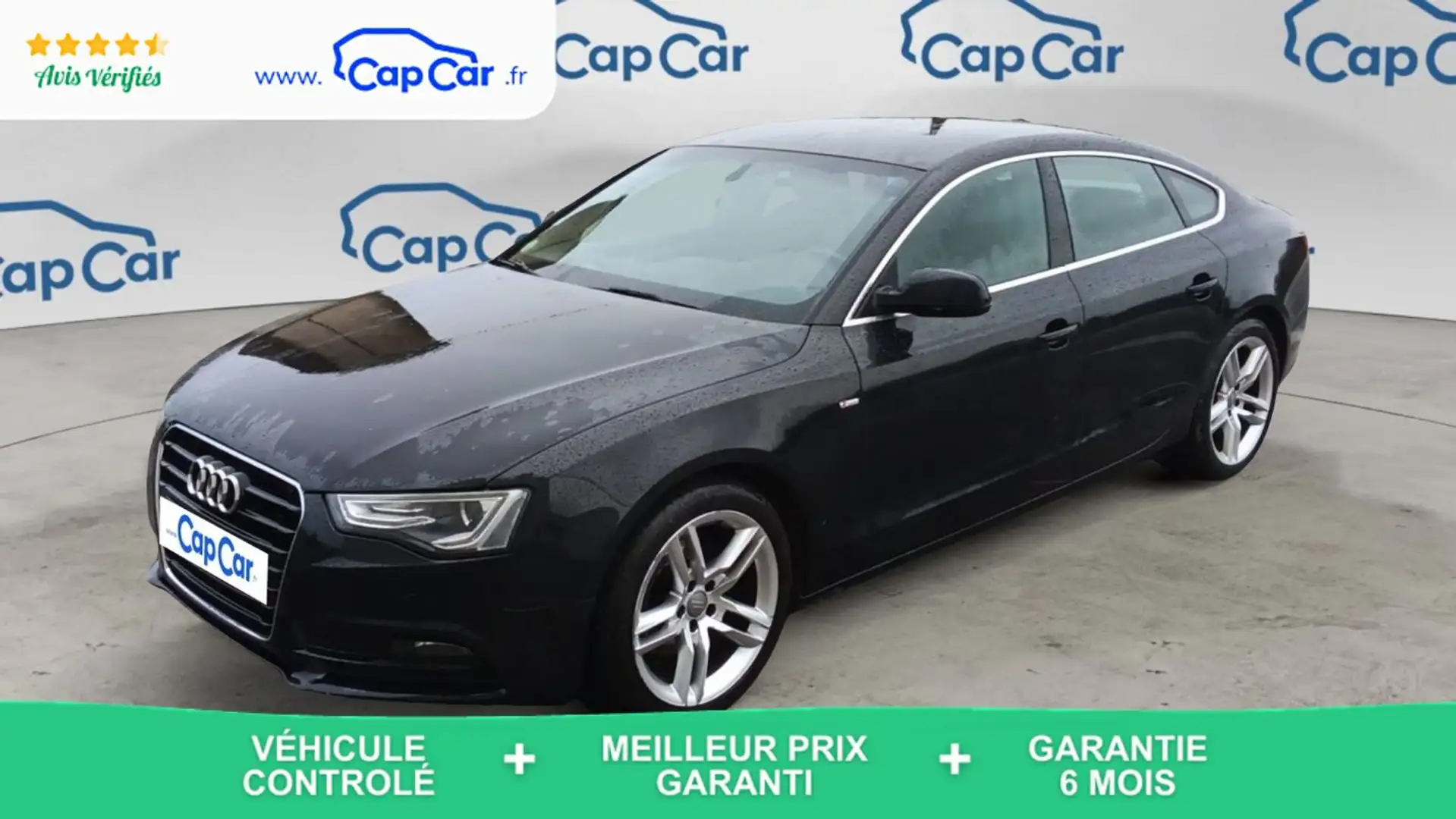 Audi A5 2.0 TDI 177 S line Noir - 1