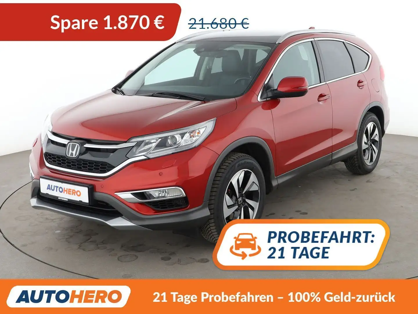 Honda CR-V 1.6 DTEC Executive 4WD Aut.*NAVI*CAM*BiXENON*SHZ* Rot - 1
