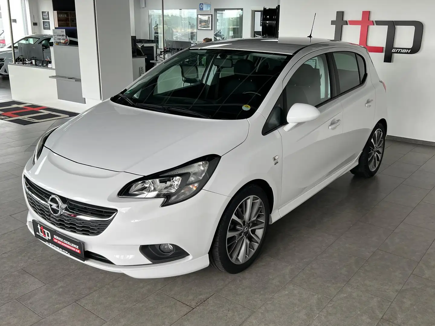 Opel Corsa 1.4  E Drive ecoFlex OPC Line Tempomat 17 Alu Blanc - 2