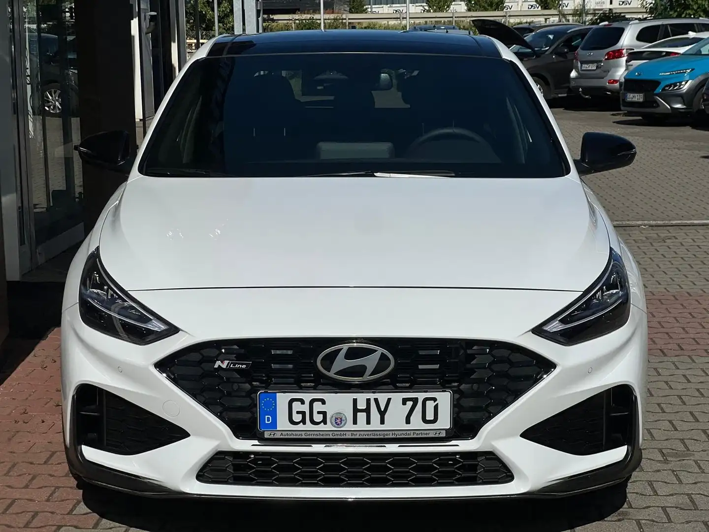 Hyundai i30 N Line Mild-Hybrid ***Pano, Kamera, Apple Car*** Weiß - 2