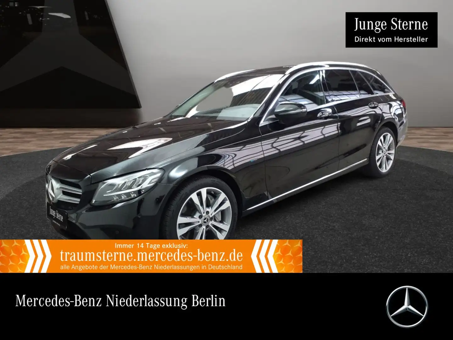 Mercedes-Benz C 300 de T AVANTG+AHK+LED+KAMERA+SPUR+TOTW+KEYLESS Schwarz - 1