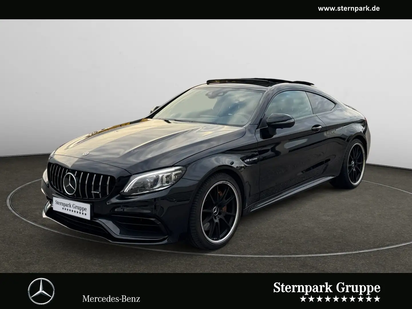 Mercedes-Benz C 63 AMG C 63 Coupé Night+Comand+360°+Pano+Burmeste+Night Schwarz - 1