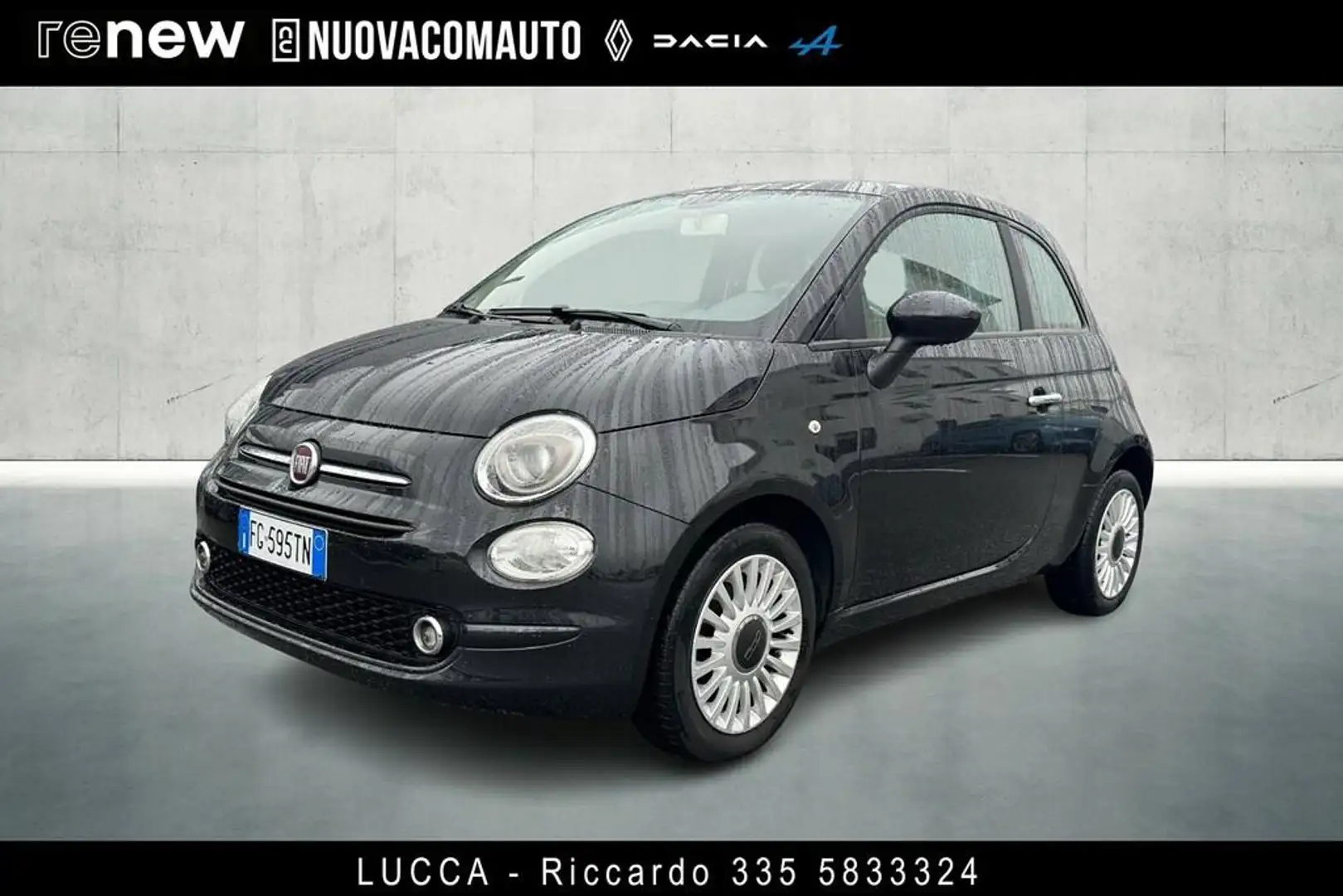 Fiat 500 1.2 Pop 69cv Nero - 1