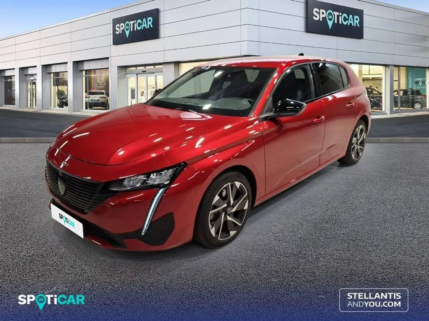 Peugeot 308 1.5 BlueHDi S&S Allure EAT8 130 Rouge - 1