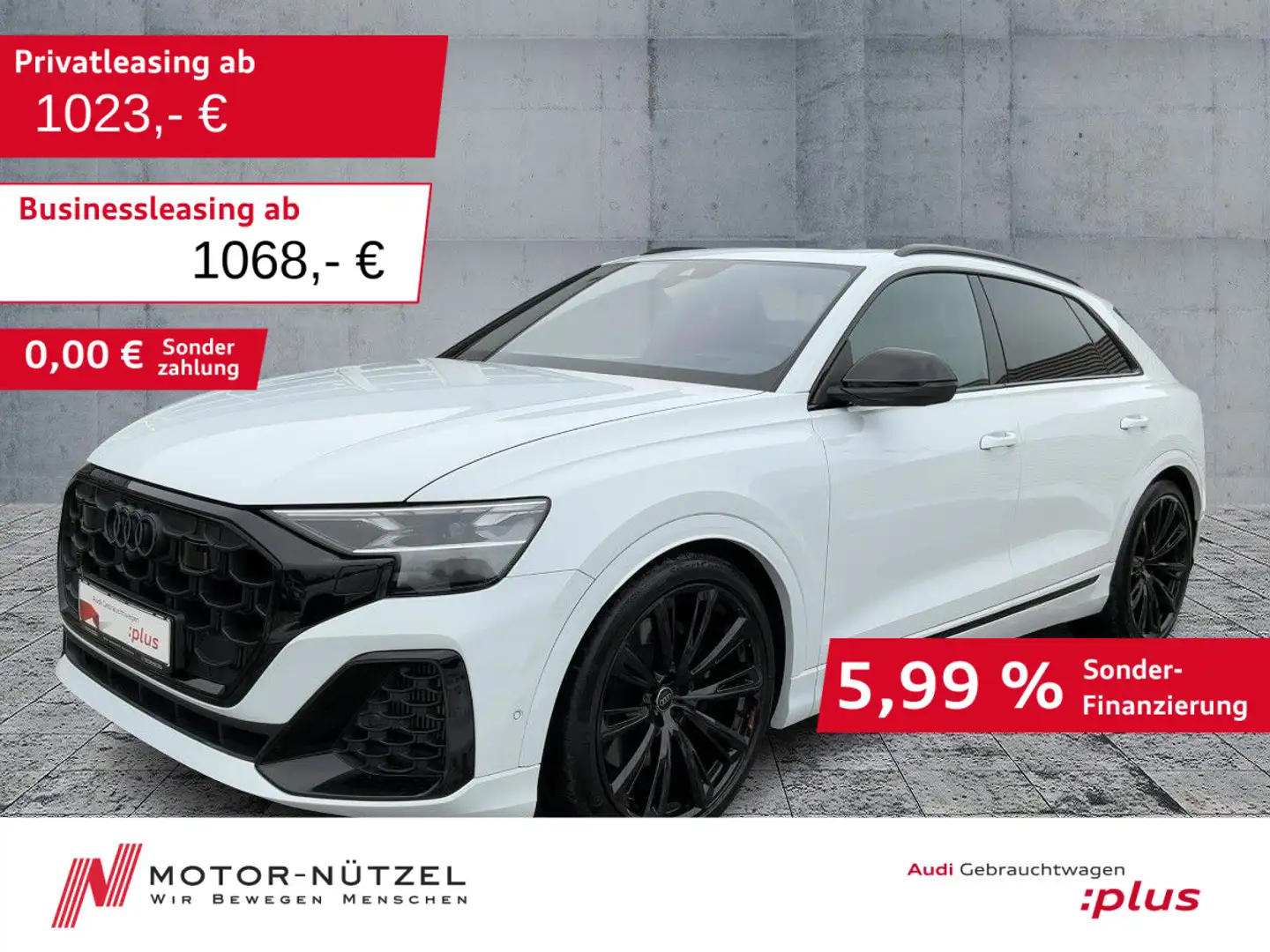 Audi SQ8 TFSI QU MATRIX+NAVI+HuD+B&O+AIR+AHK+23"+360° Bianco - 1