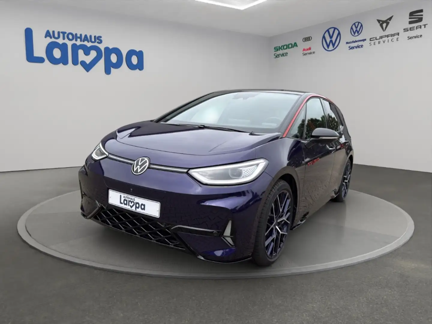 Volkswagen ID.3 GTX Performance FIRE+ICE IQ.LIGHT, ACC, AHK, RFK Paars - 2
