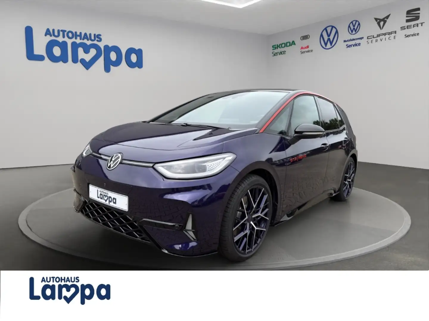 Volkswagen ID.3 GTX Performance FIRE+ICE IQ.LIGHT, ACC, AHK, RFK Paars - 1