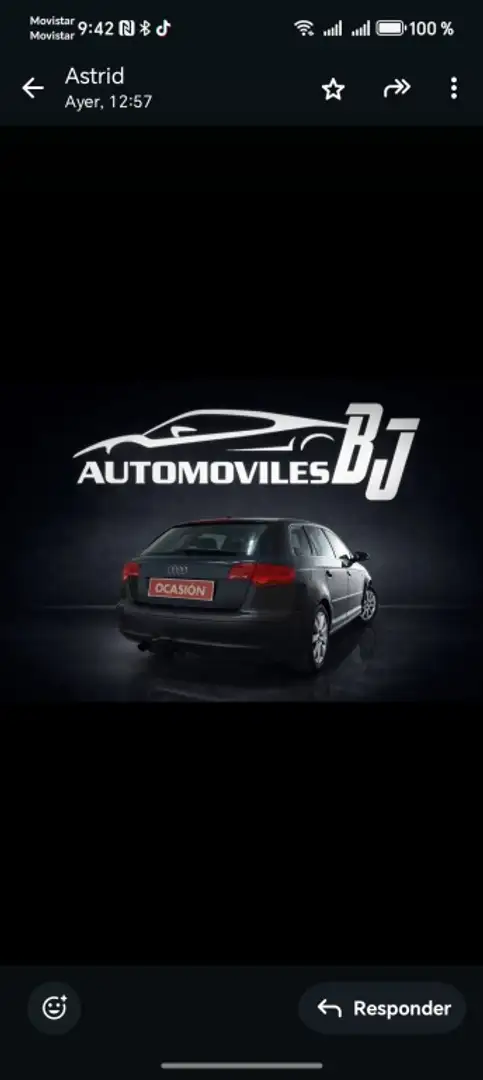 Audi A3 1.6 FSI Ambiente Gris - 2