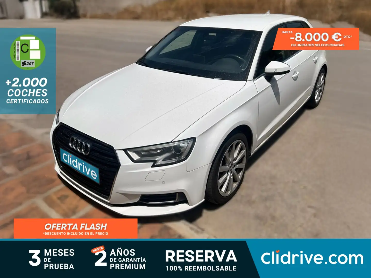 Audi A3 Sportback 1.6TDI Design Edition 85kW Blanco - 1