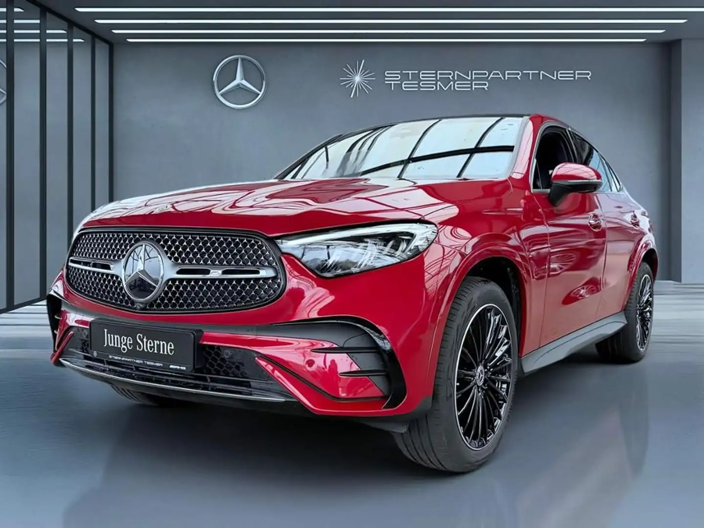 Mercedes-Benz GLC 300 e 4M Coupé AMG, 20'', HuD, Pano, Burm.,D Rot - 1