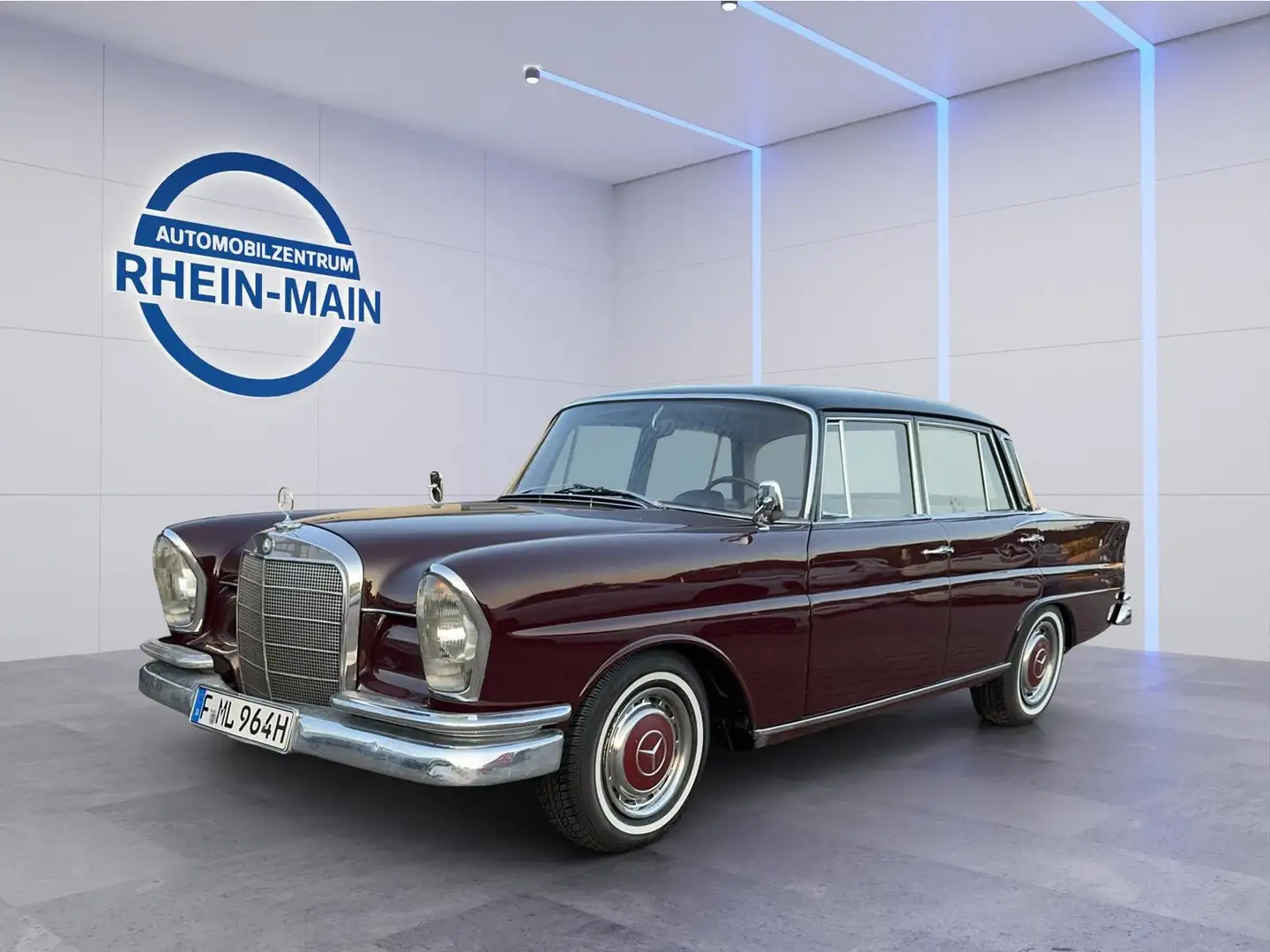 Mercedes-Benz 220 SB BLICKFANG! BORDEAUX ROT Rouge - 1