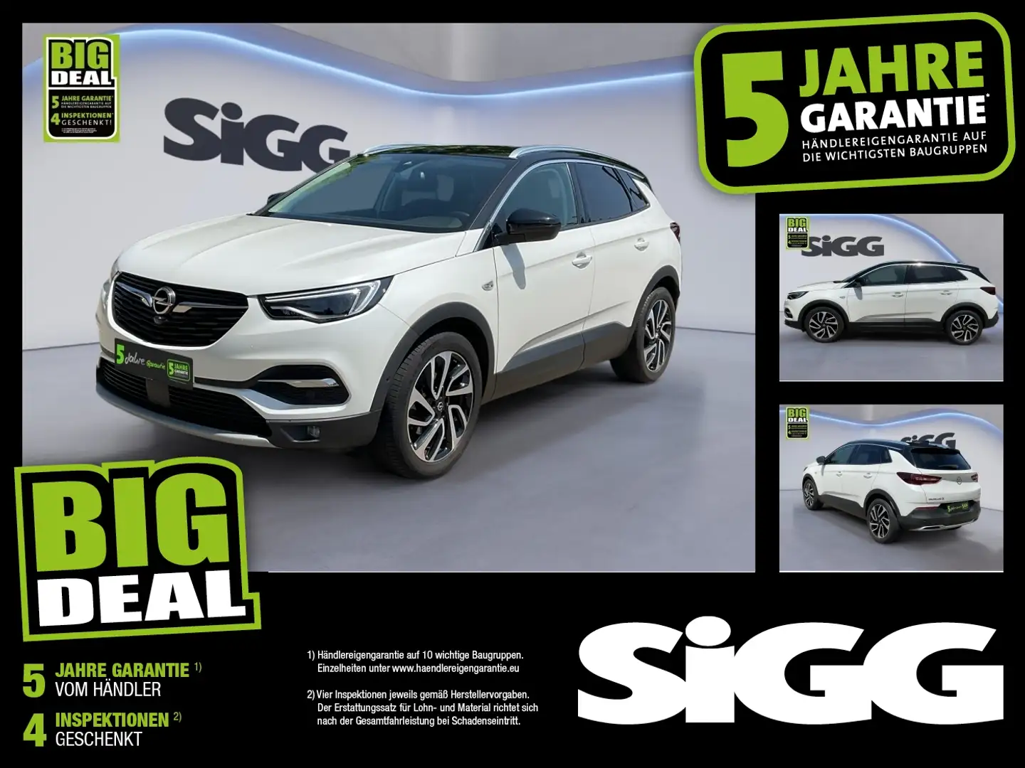 Opel Grandland 1.2 Turbo Ultimate  Top Ausstattung!!! Wit - 1