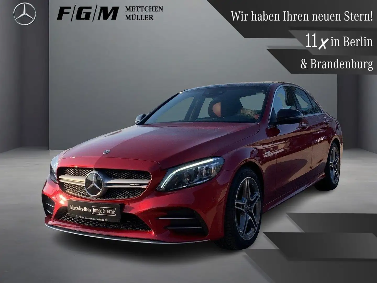 Mercedes-Benz C 43 AMG 4M Burm|HeadUp|KeyGo|MBeam|S-Dach|360 Rot - 1