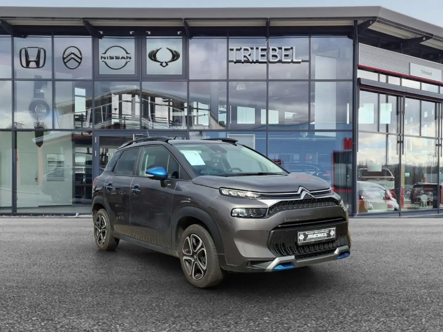 Citroen C3 Aircross Feel PT130 AT°LED°AAC°SHZ°AHK°DAB° Gris - 2