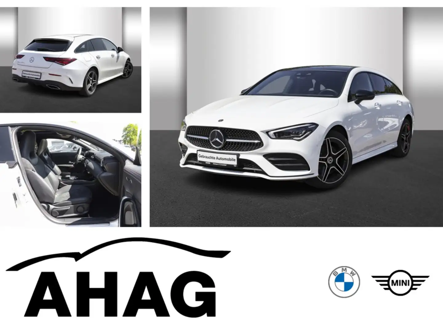 Mercedes-Benz CLA 250 CLA250e Shooting Brake AMG Pano HUD AHK Burmeste Wit - 1