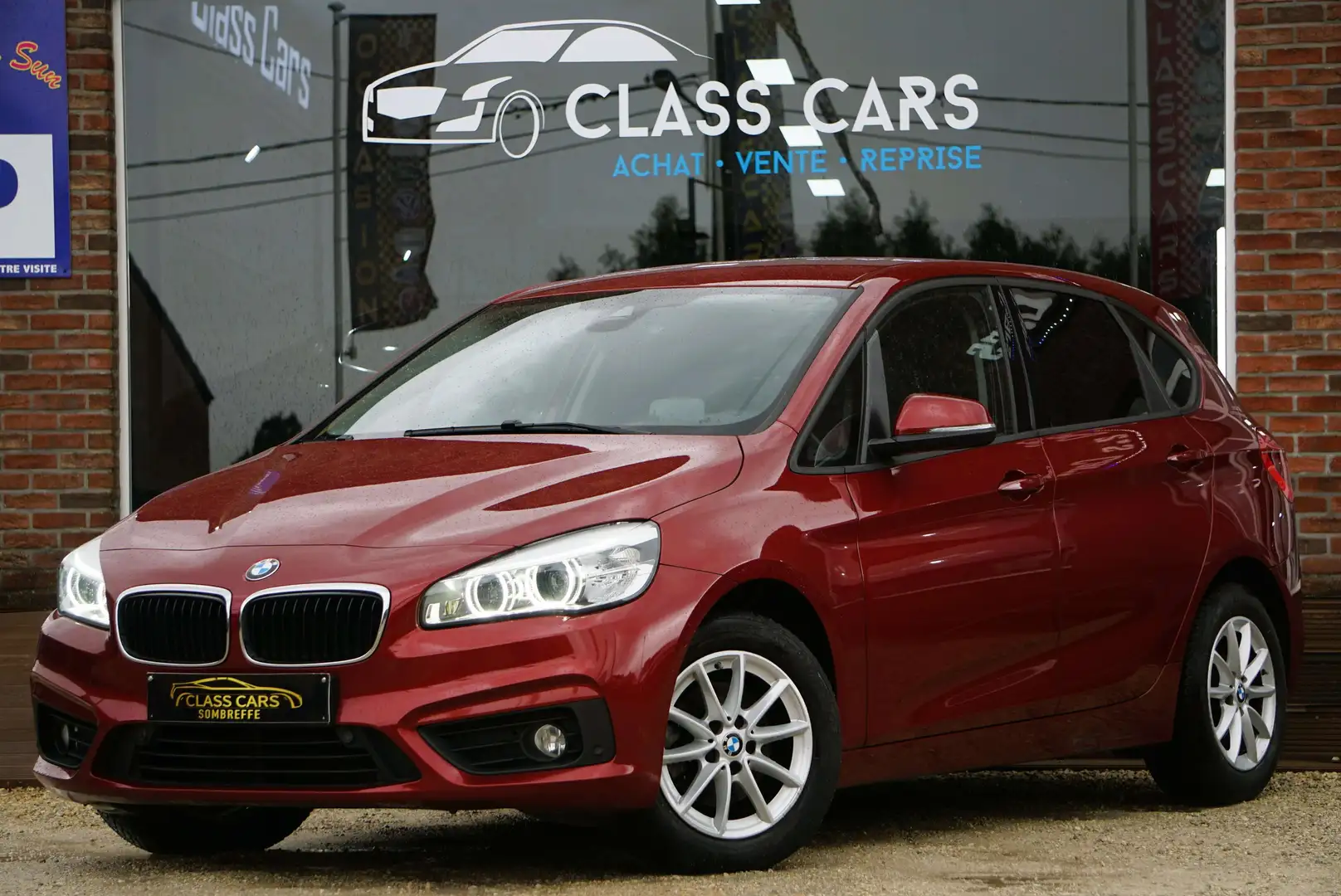 BMW 216 Active Tourer NAVI PRO PDC HEAD UP CLIM LED EU6B Rood - 1
