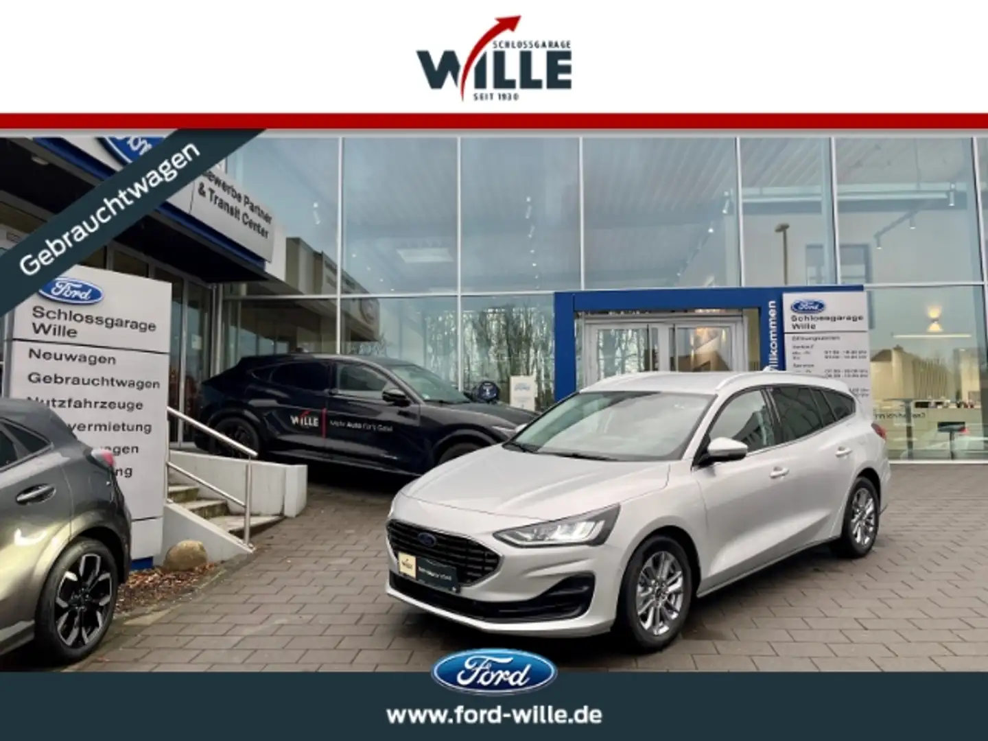 Ford Focus Titanium Automatik/Easy-Parking/Winter-Paket EcoBl Argent - 1
