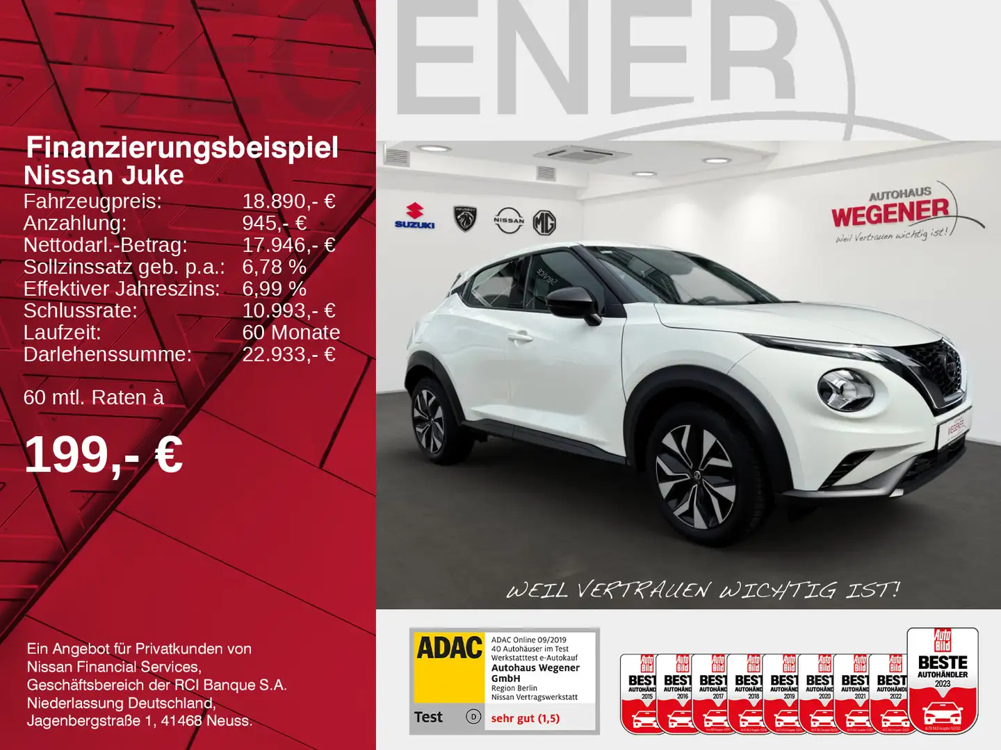 Nissan Juke JUKE ACENTA AT LED ALLWETTER KAMERA SHZ Blanc - 2