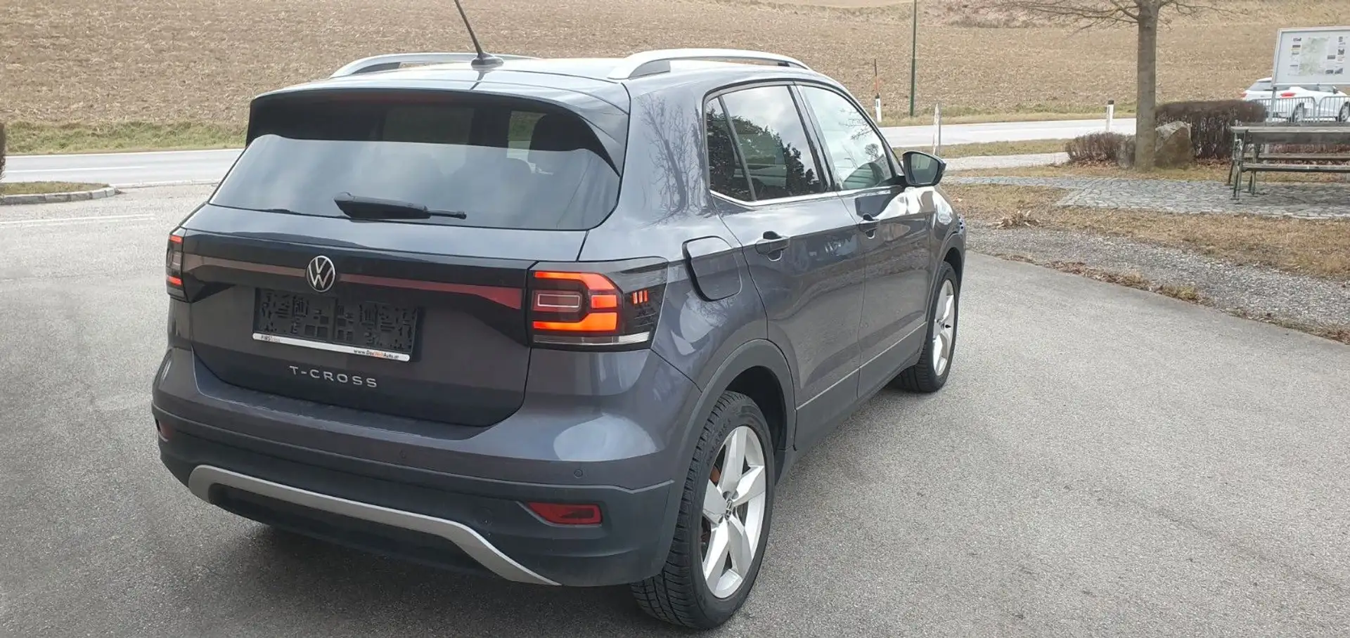 Volkswagen T-Cross 1.0 TSI  DSG Style/Navi/LED/Leder, fahrb Gris - 1