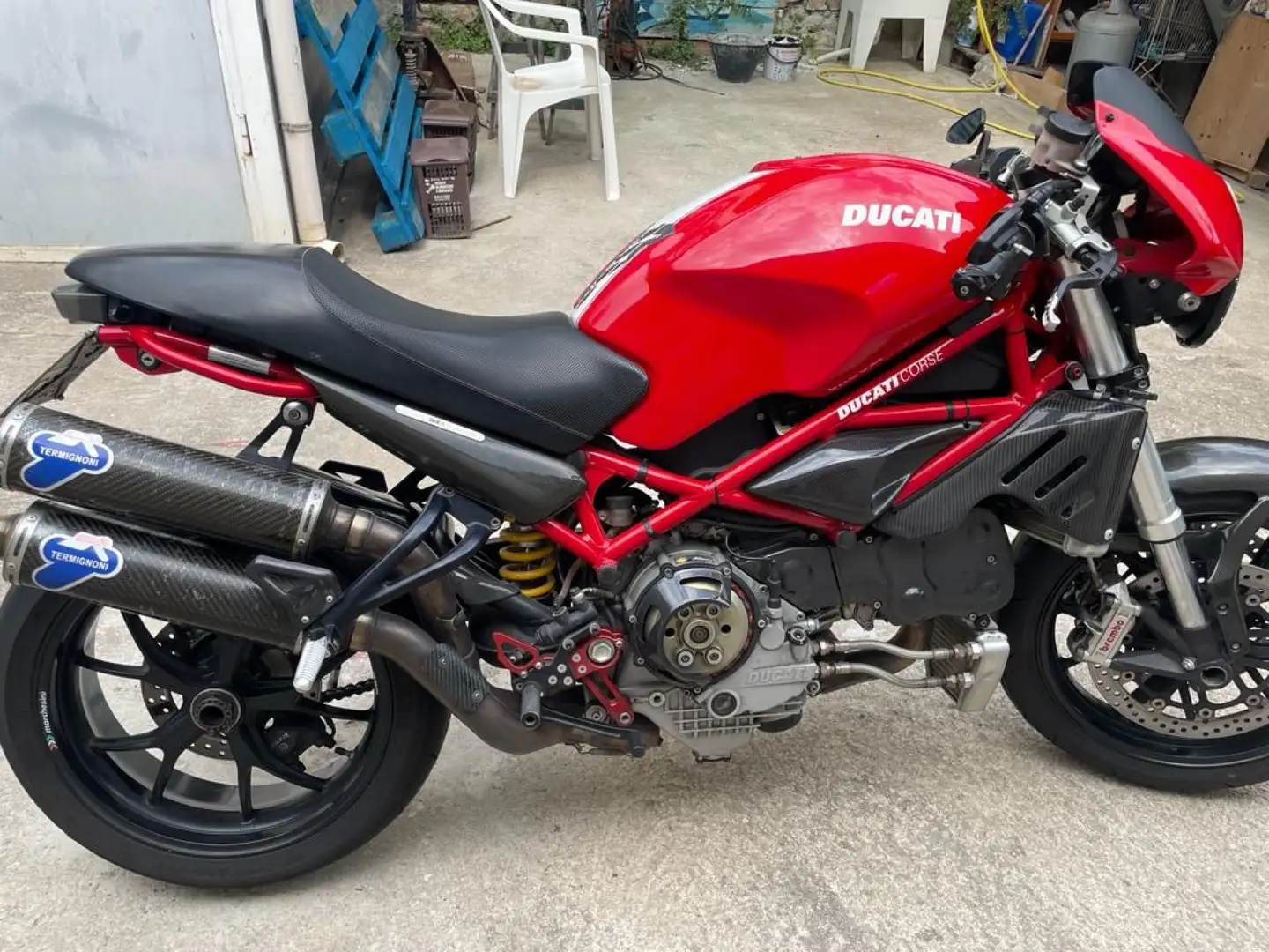 Ducati Monster S4R S4r 998 TESTASTRETTA Fekete - 1