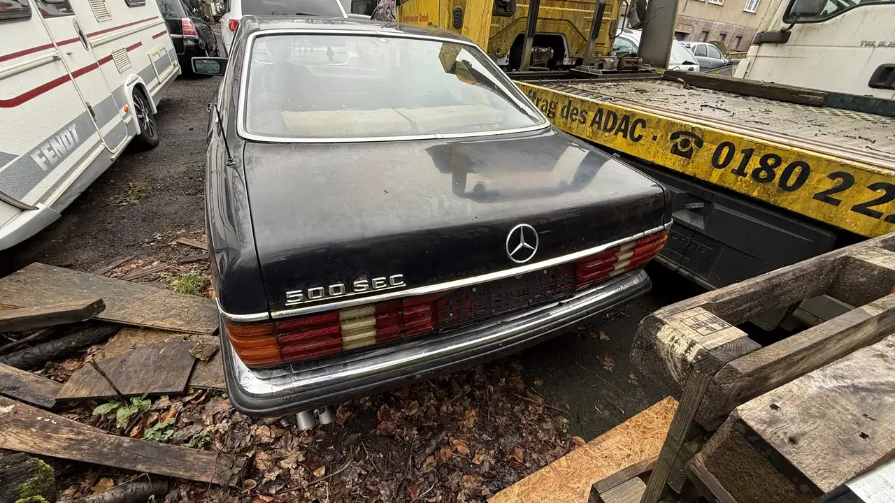 Mercedes-Benz 500 Mercedes 500sec ATM 380 2.Hand Restaurationsobjekt, foto 6