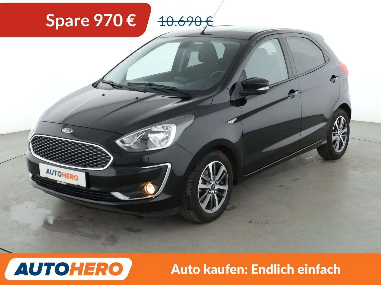 Ford Ka/Ka+ 1.2 Ti-VCT Cool&Connect*TEMPO*PDC*SHZ*KLIMA* Schwarz - 1