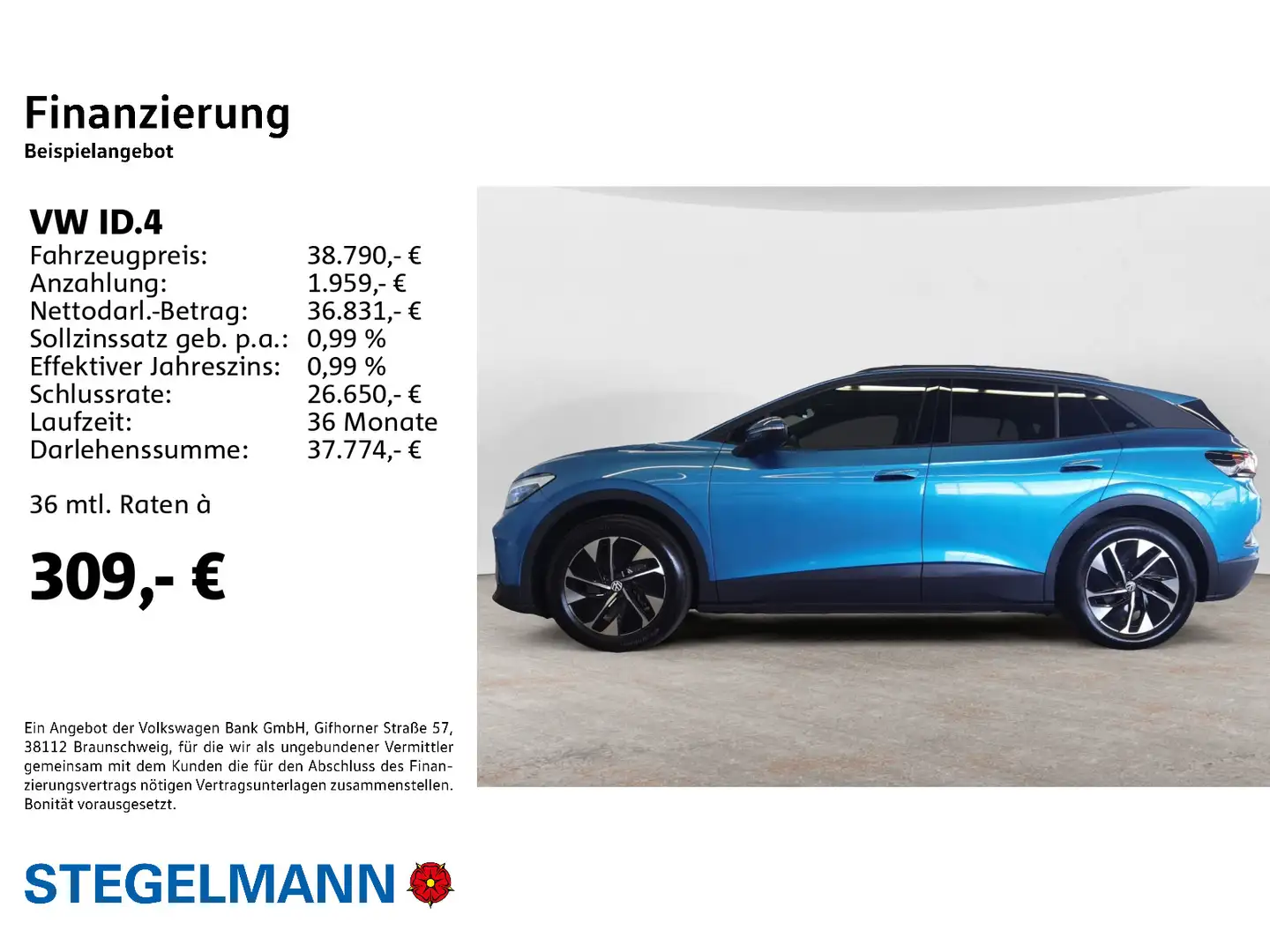 Volkswagen ID.4 Pro 210kW/77kWh Move *AHK*LED*Wärmepumpe*+3 Blau - 2