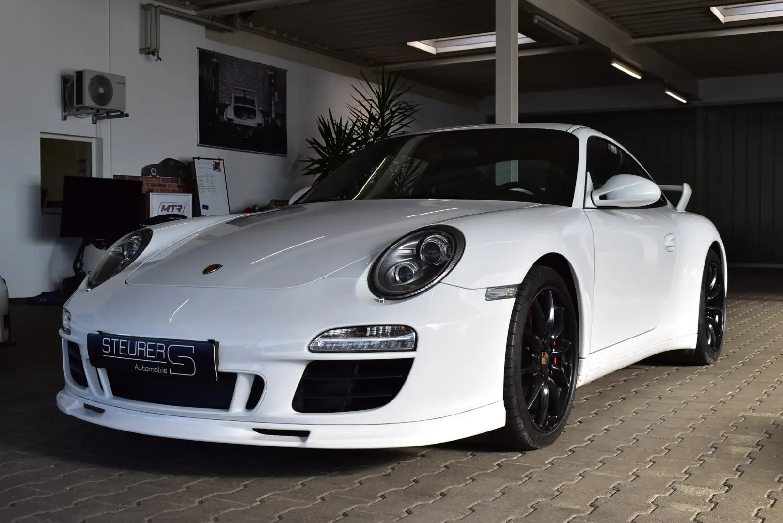 Porsche 911 997 Carrera 4S 3.8 Aero Kit Schiebedach Navi Blanc - 1