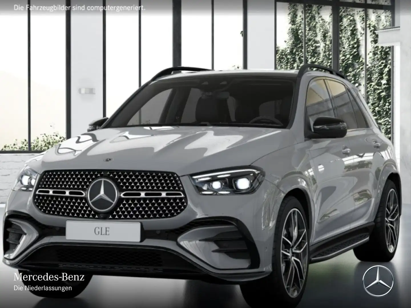 Mercedes-Benz GLE 450 4M AMG+NIGHT+PANO+360+AHK+MULTIBEAM+22"+9G Gris - 2