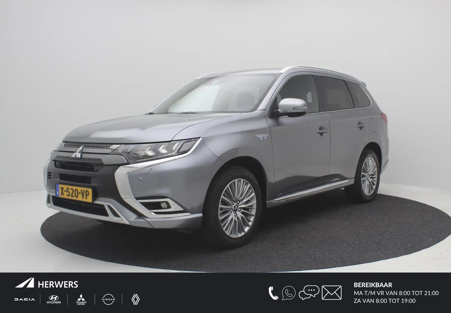 Mitsubishi Outlander 2.4 PHEV Instyle Automaat / Adaptieve Cruise Contr Grey - 1