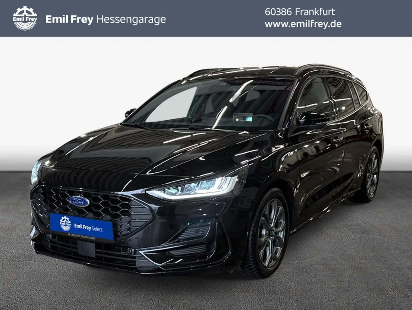 Ford Focus Turnier 1.0 EcoBoost Hybrid ST-LINE X Zwart - 1