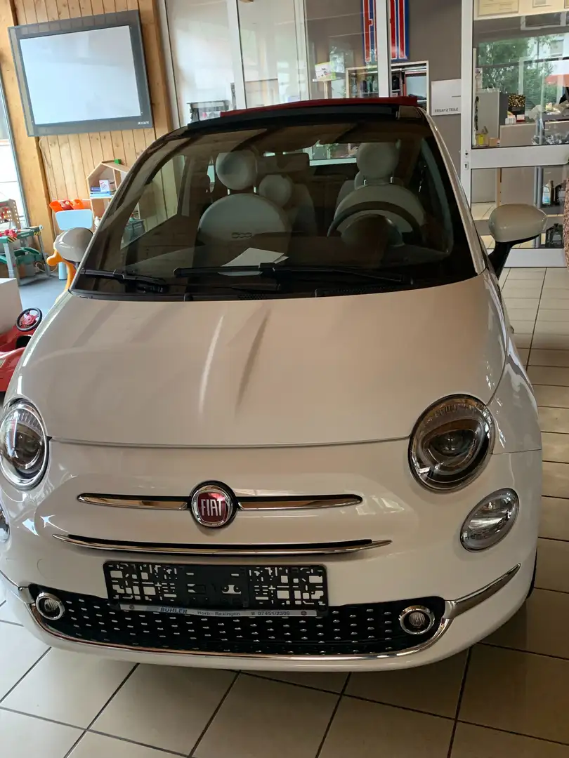 Fiat 500C 1.0 GSE Hybrid Dolcevita Weiß - 1