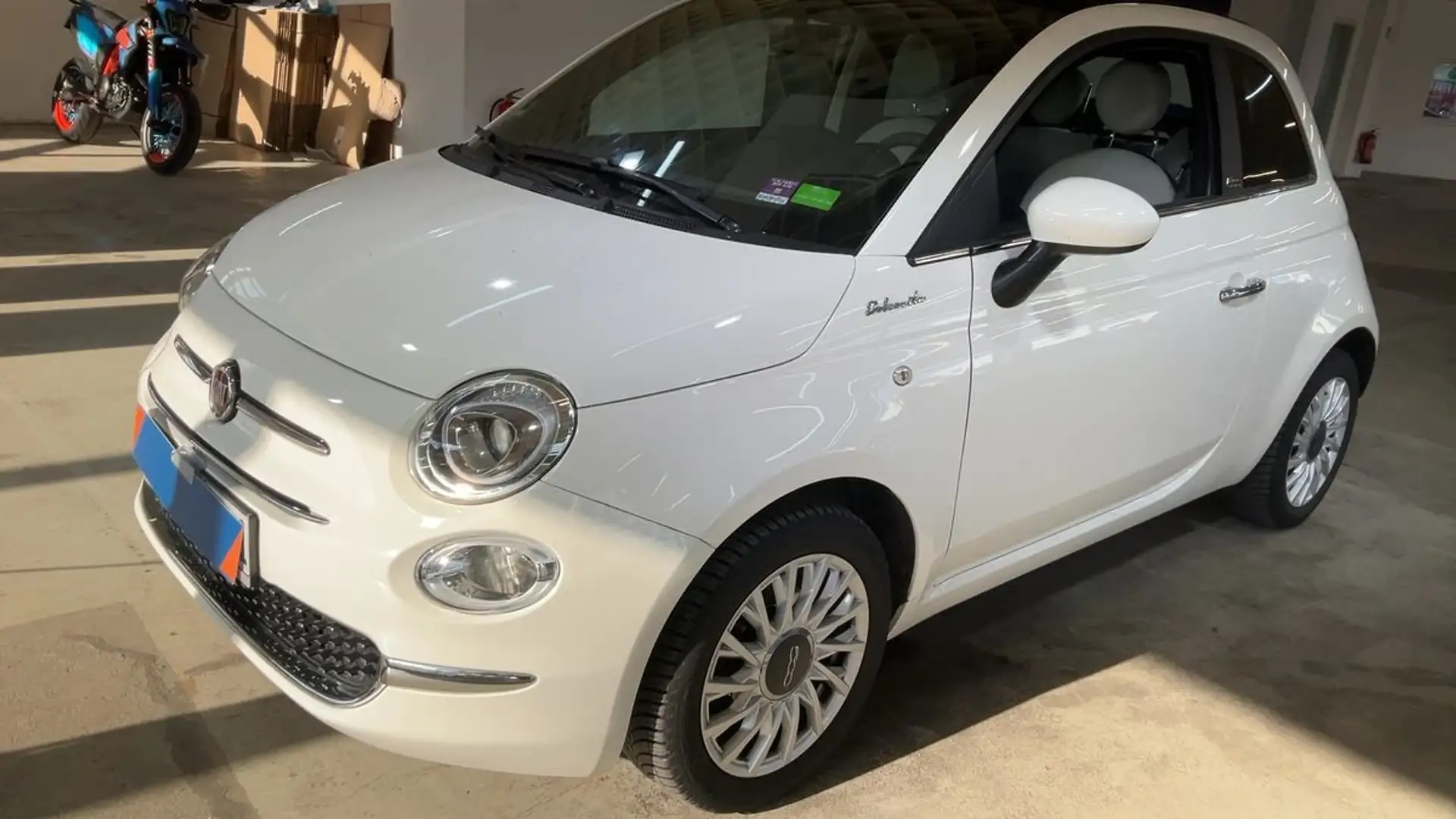 Fiat 500C 1.0 GSE Hybrid Dolcevita Weiß - 2