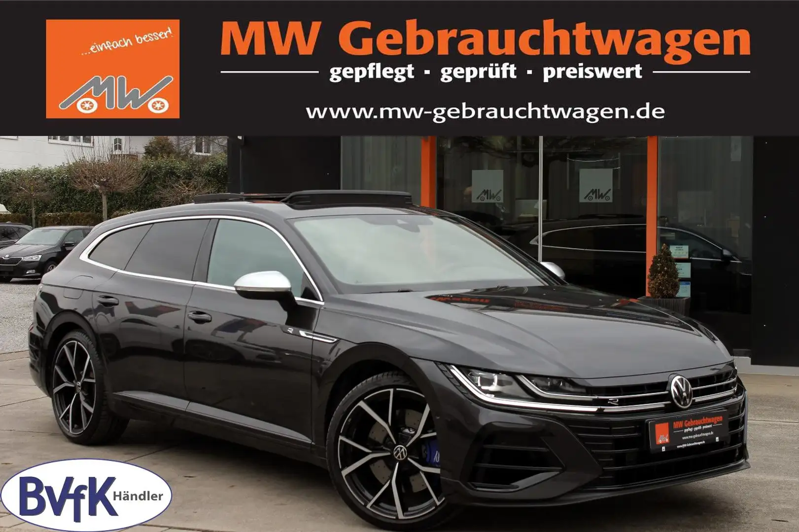 Volkswagen Arteon R ShootingBrake 4Motion ACC 360° HUD AHK Grijs - 1