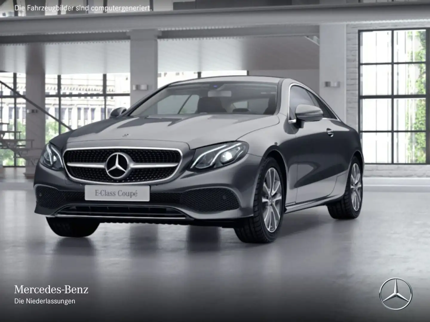 Mercedes-Benz E 200 Coupé AVANTG+LED+KAMERA+TOTW+9G Grau - 2