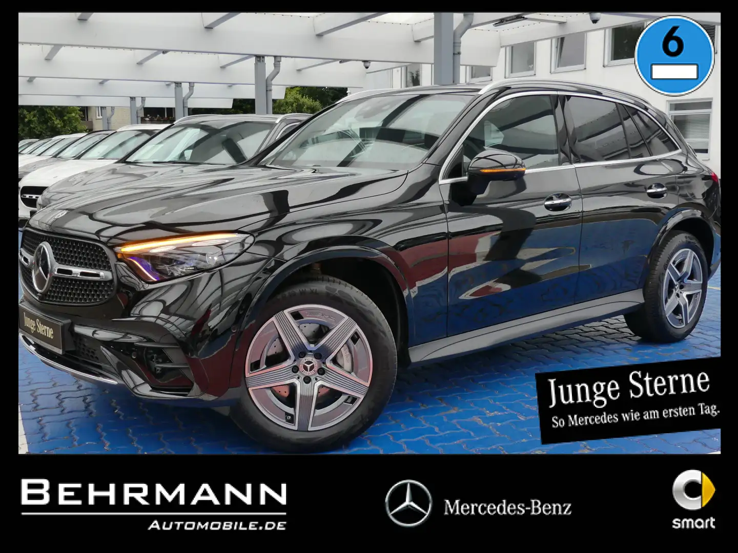 Mercedes-Benz GLC 300 GLC 300de AMG 4M ++Distronic+360°+AHK+Ambiente++ Negru - 1