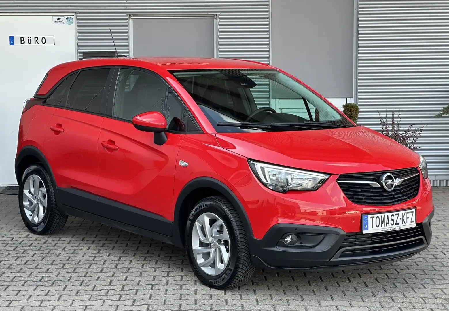 Opel Crossland X 1.2 16v Edition*AC*Temp*TÜV+Insp.NEU Rouge - 1