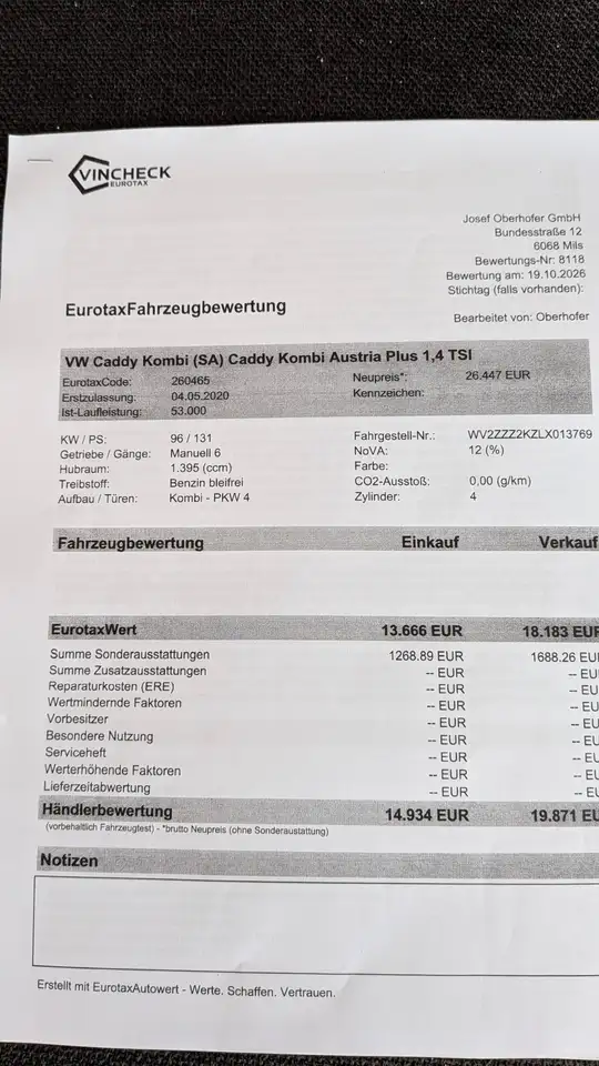 Volkswagen Caddy