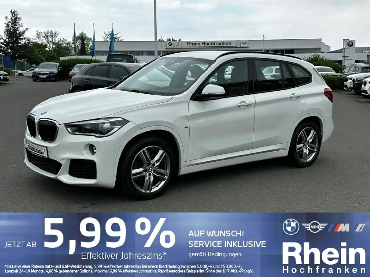 BMW X1 xDrive20d M Sport LED NAVI AHK RFK PARKASSIST Blanco - 1