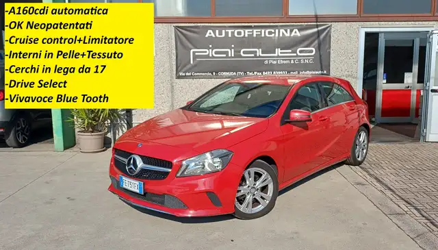 Mercedes-Benz A 160 d Sport auto my16 ok Neopatentati euro6B