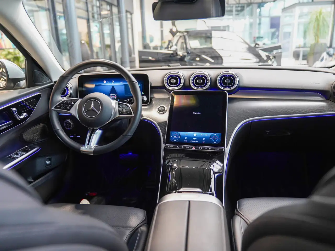 Mercedes-Benz C-Class C 300 T de AVANTGARDE Panorama Kamera Memory LED, миниатюра 15