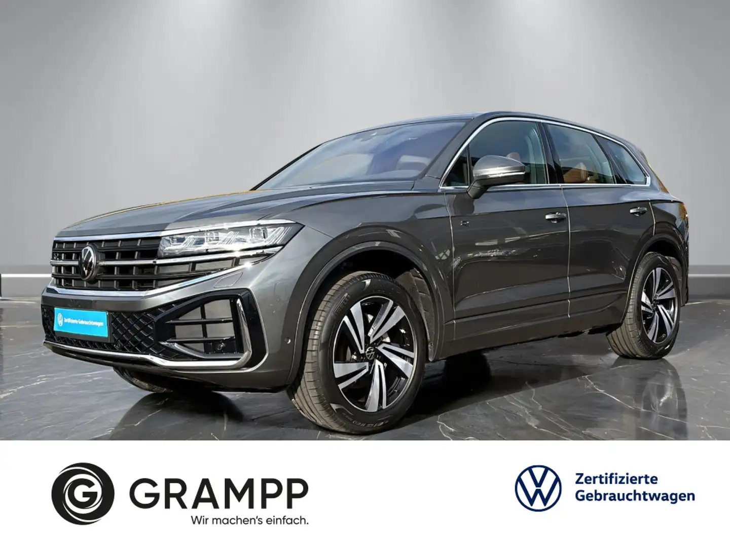 Volkswagen Touareg R-Line 3.0TDI +AHK+LEDER+KAMERA+ Grau - 1
