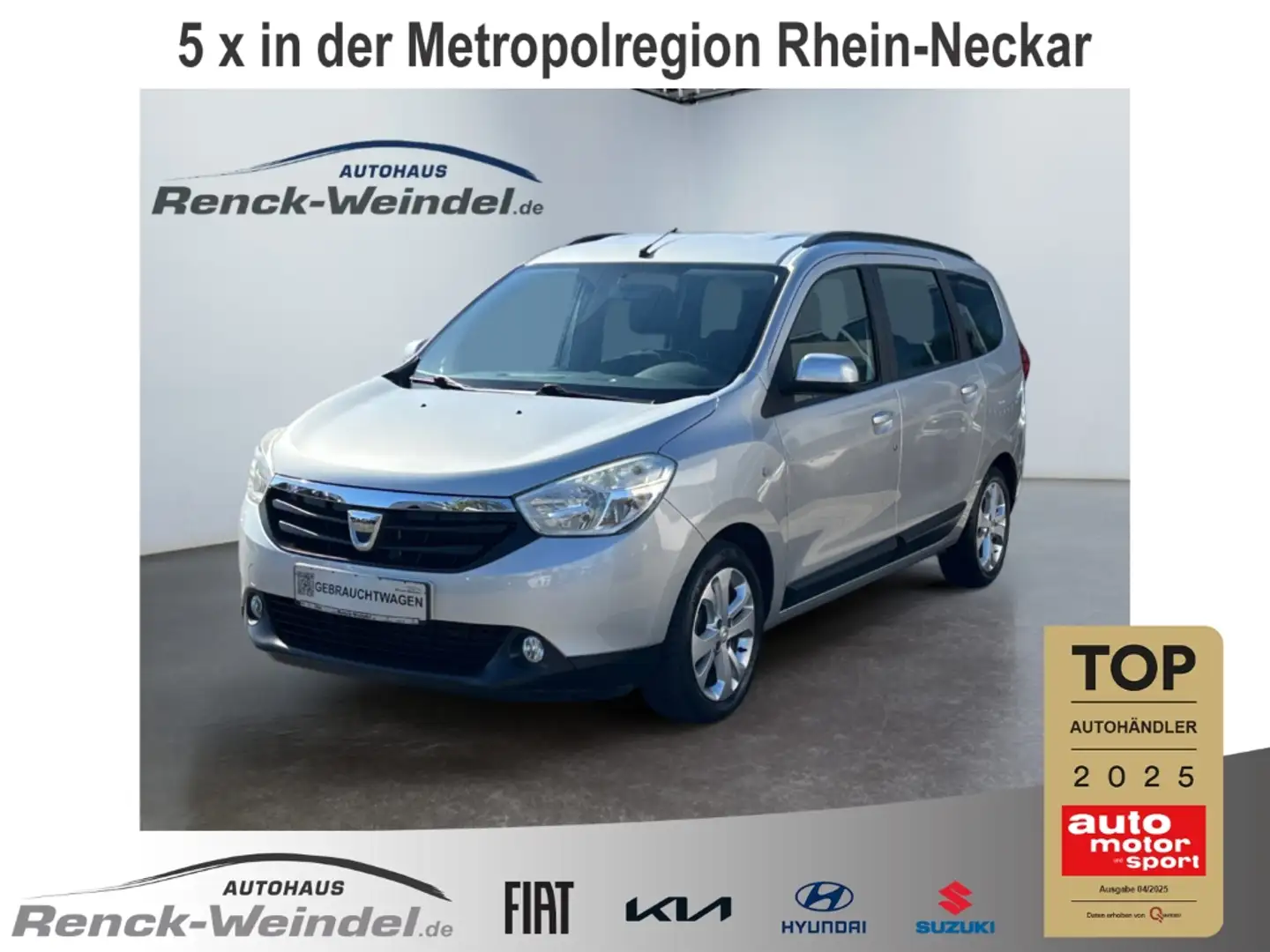 Dacia Lodgy Prestige Navi Temp Tel.-Vorb. PDC GA Speedlimiter Grijs - 1