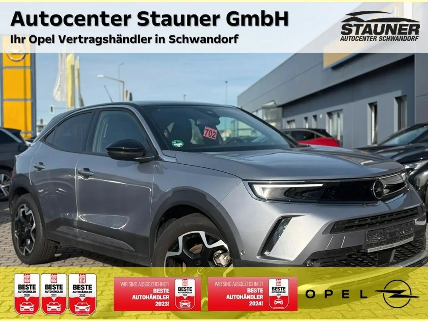 Opel Mokka-E Ultimate 136PS *11KW OBC*SHZ*MASSAGE* Silber - 1